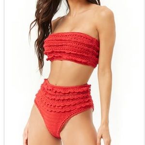 Forever21 crochet bikini set